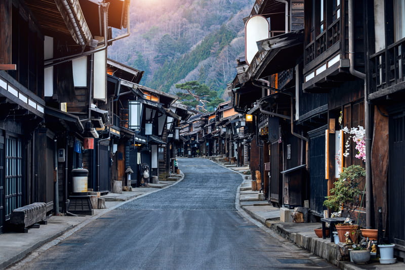 Historischer Nakasendo Weg in Japan